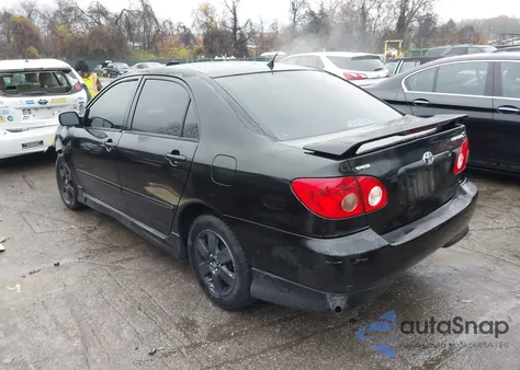 2006 Toyota Corolla S z USA, uszkodzony, nr VIN 2T1BR32E06C666282